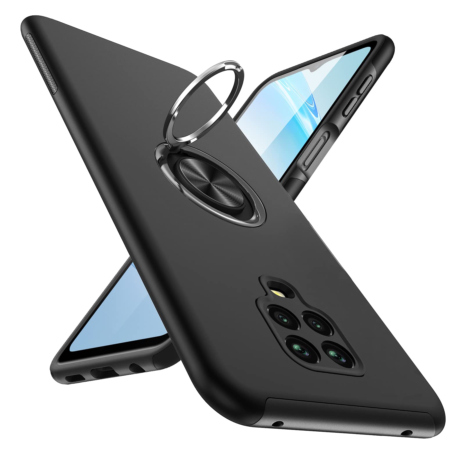 Amazon.co.jp: CQTMYWL 対応 Redmi Note 9S 用の ケース リング 耐衝撃